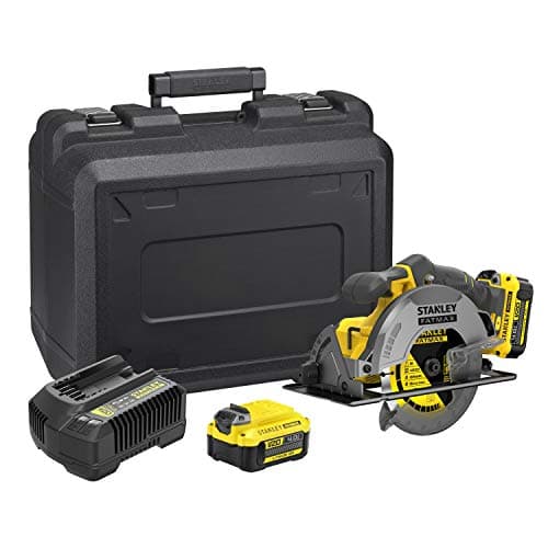 Stanley FATMAX Circulaire Batterie Sans Fil 18V Lithium Ion Moteur Brushless V20 SFMCS500B-XJ  
Stanley FATMAX Circulair — 2 Batteries + 1 Chargeur + 1 Mallette