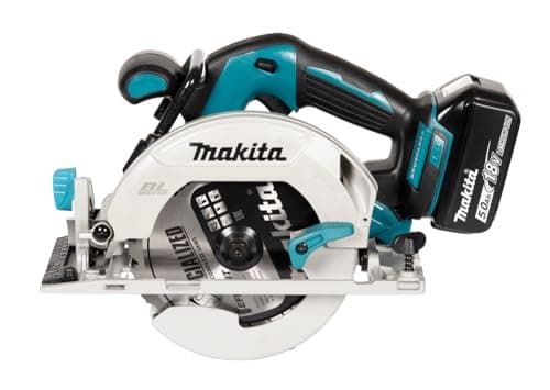 Scie circulaire MAKITA 18V LXT 165 mm 2x5,0 Ah MAKPAC - DHS680RTJ  
Scie circulaire MAKITA 18V LXT 165 mm MAKPAC pour pr