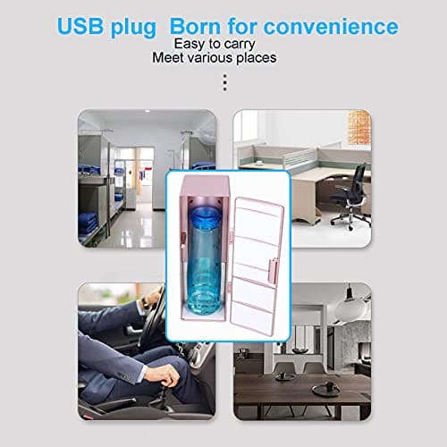Topyond Mini Réfrigérateur, Portable, Idéal Pour Les Voitures et ChambresÀCoucher