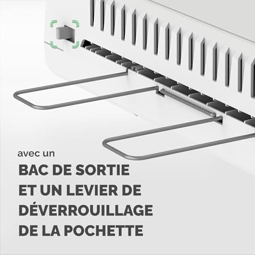 Plastifieuse Fellowes Saturn A3 InstaHeat Préparation Rapide Anti-Bourrage Arrêt Auto Pochettes 80/100/125 Microns 10 Fe