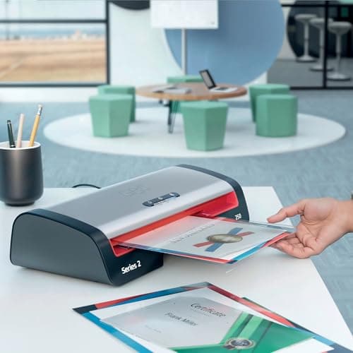 title: Laminateur G:250 A4 EU Professionnel pour Documents et Cartes Polyester Film Abrasion Étancheités 120 micron