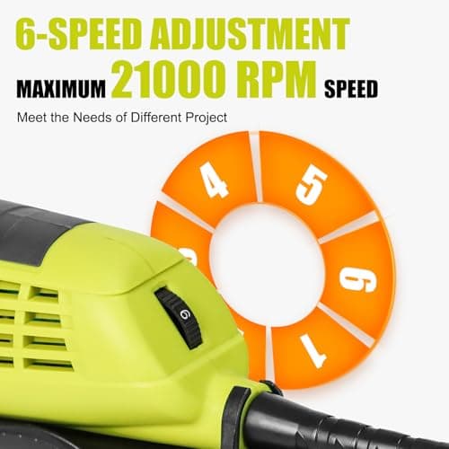 Outil Multifonction DEWINNER Oscillant 300W pour Poncer et Couper - 28 Accessoires - 6 Vitesses Variables - 300W - Multi