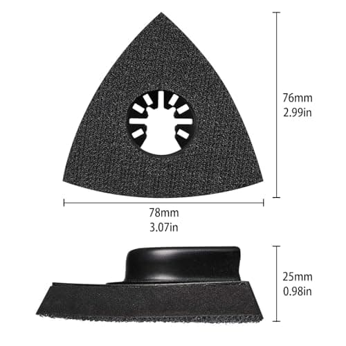Disques abrasifs Delta 80 mm - Accessoire pour Fein, Bosch, Ryobi - Outils manuels - Papier abrasif