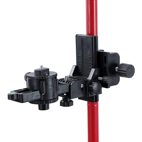 TOPWAY Tige Télescopique de Niveau Laser 115-300 cm pour Professionnels pour Haussement des Oeuvres d'Art avec Support R