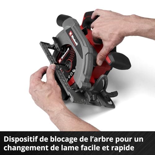 Einhell Scie circulaireportative sans fil TP-CS 18/165 Li BL-Solo Power X-Change (18 V, moteur sans charbon, lame Ø 165