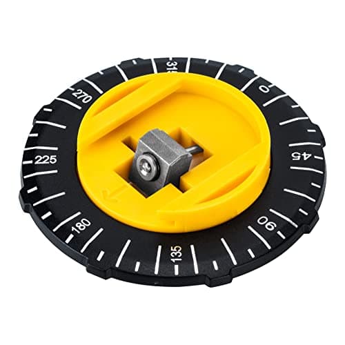 Amazon Basics laser rotatif niveaux classe II 360° 2 niveaux à bulles rétro-éclairés 3 m Jaune/Noirconstruction