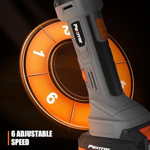 Outil Multifonction Sans Fil 20V Top Selling, Scie Oscillante 8000-19000 RPM, 6 Vitesses Variables et Angle d'Oscillatio