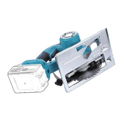 Scie Circulaire KATSU FIT-BAT 21V 5" Moteur sans Balai 13000RPM Profondeur de Coupe 30mm Incluse Lamelle 125mm