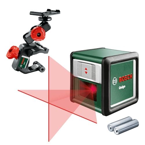 Laser Quigo de Bosch avec pince universelle MM 2 pour professionnels travaillant dans les espaces étroits