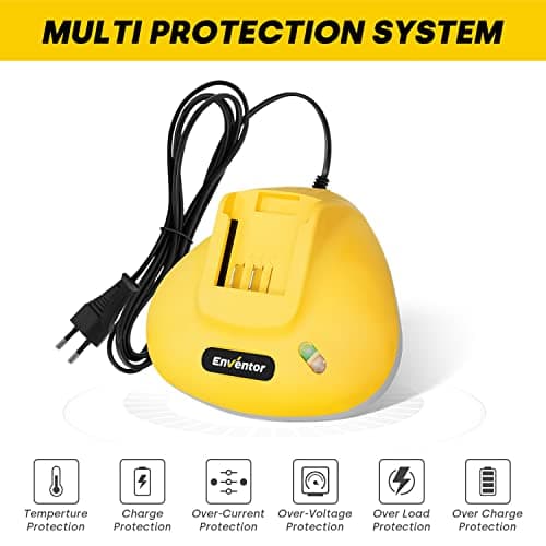 Chargeur Rapide ENVENTOR de Batterie pour Outils Électriques Sans Fil 20V
