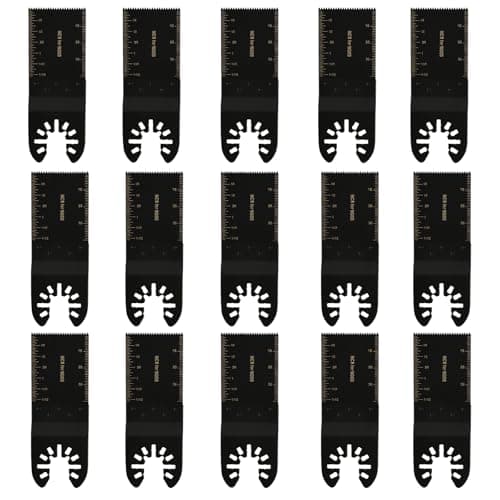 Multifonction Outil Scie Oscillante 15 Pcs 34mm Lame Universelle Bois Plastique