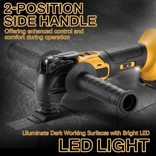Outil Multifonction Oscillant Dewalt 20 V Brushless, 6 Vitesses Variables, Angle Oscillant 4°, Idéal pour Coupe, Sculptu