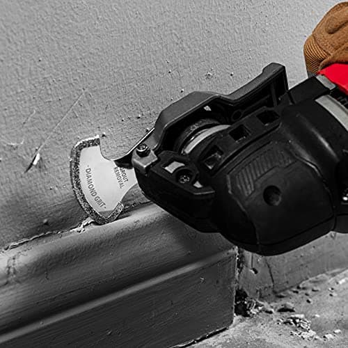 EZARC lame oscillante diamantée, précises et durables pour enlever le mortier de joint, adaptées aux professionnels, pac