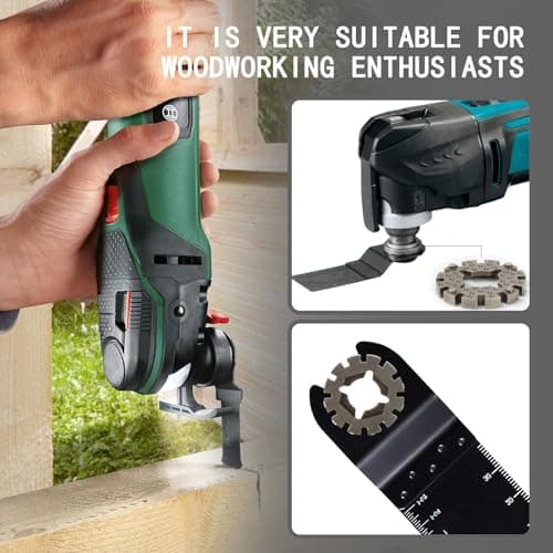 Adaptateur de lame robuste et facile à utiliser pour lame de scie oscillante, universel pour outils électriques
