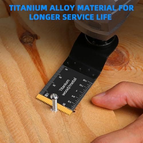 Outils Multifonction 30 Pcs Lamelles Oscillantes, Accessoires Kit Lamelles Scie,pour Fein Multimaster, Ryobi, Milwaukee,