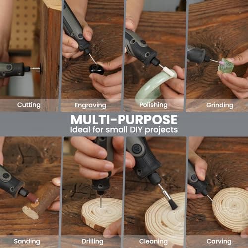 Outils rotatif Hardell multifonction 4V avec affichage numérique Noir
Outils rotatif Hardell sans fil 5 vitesses réglati