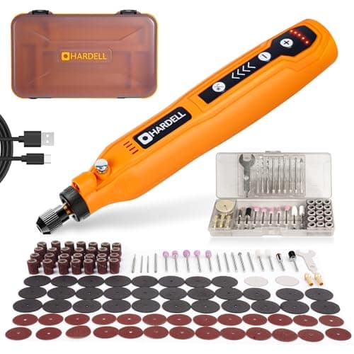 Hardell outil rotatif multifonction sans fil led — Orange 129