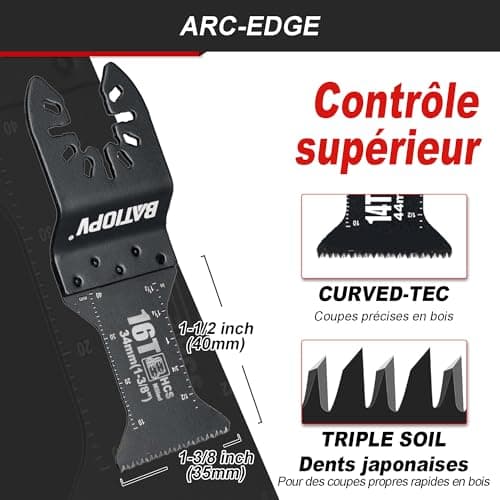 Scie Oscillante Makita Fein Dremel Dewalt 22Pcs Lame Universelle Precise et Durables Coupe Bois Métal Clous Plastique