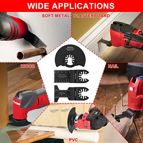 Ensemble de 20 lames universelles Fein pour scie oscillante,Accessoires à dégagement rapide compatibles avec Fein, Bosch