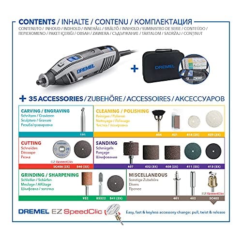 Dremel 4250 Outil Rotatif Multifonction 175W Haute Puissance pour Découper et Poncer - Idéal pour Professionnels et Amat