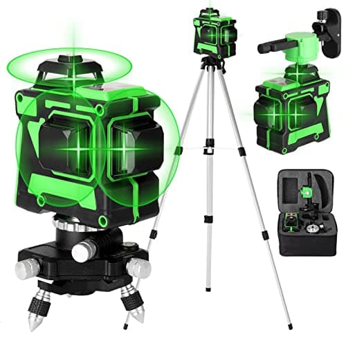 Niveau laser profesional multifonctionnel 3D 12 lignes horizontales et verticales avec auto-nivellement - Outillage pour