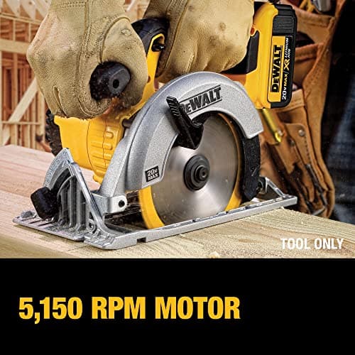DEWALT DCS391N-XJ Scies Circulaires 18 V + Fonctionmultiple + Professionnels + Worksite + Puissantes et précises + 195mm