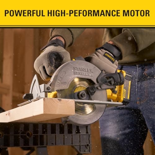 Stanley FATMAX Circulaire Batterie Sans Fil 18V Lithium Ion Moteur Brushless V20 SFMCS500B-XJ  
Stanley FATMAX Circulair