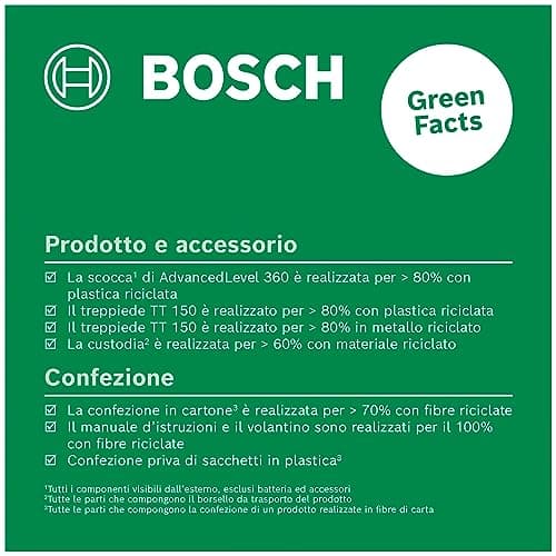 Bosch Laser lignes Advanced Level 360 avec trépied premium pour professionnels de l'attrition et aménagement intérieur e