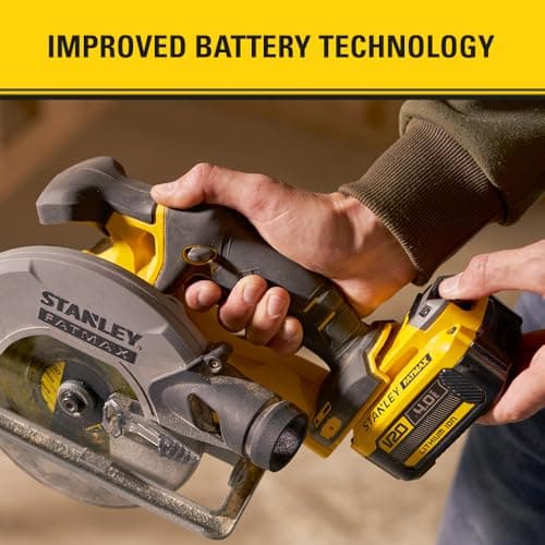 Stanley FATMAX Circulaire Batterie Sans Fil 18V Lithium Ion Moteur Brushless V20 SFMCS500B-XJ  
Stanley FATMAX Circulair