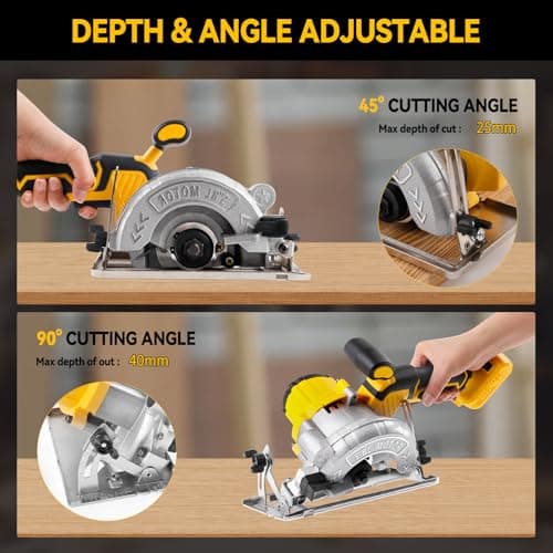 Scie circulaire sans fil Dewalt 18 V/20 V populaires par les consommateurs américains, professionnelle, travaux de coupe