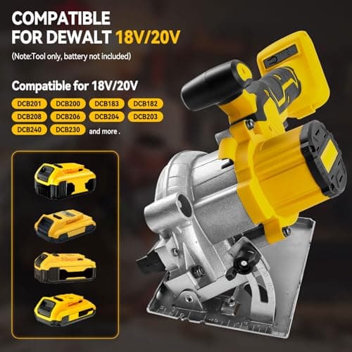 Scie circulaire sans fil Dewalt 18 V/20 V populaires par les consommateurs américains, professionnelle, travaux de coupe