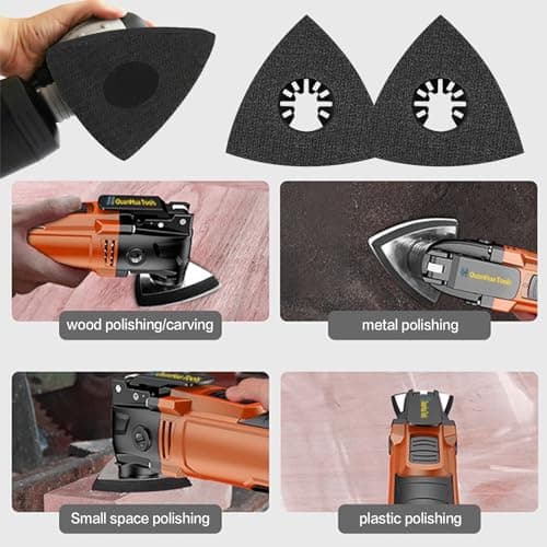 Disques abrasifs Delta 80 mm - Accessoire pour Fein, Bosch, Ryobi - Outils manuels - Papier abrasif