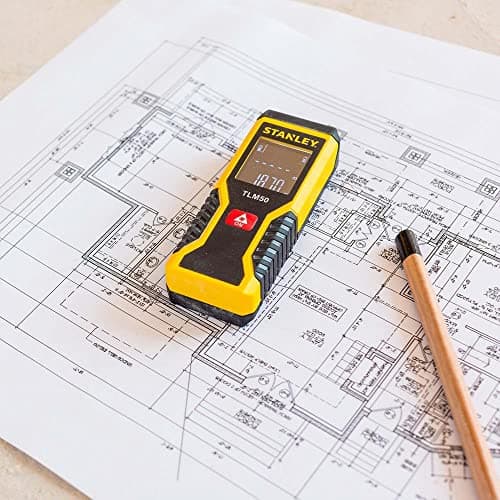 Stanley STHT1-77409 TLm50 Télémètre LASER 15m +/-3mm 2 Fonctions Écran LCD Batterie Incluse