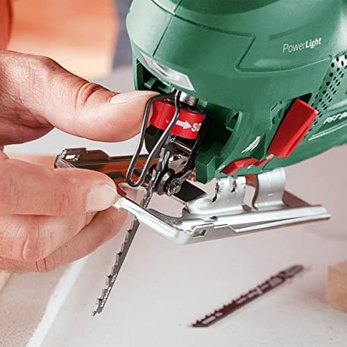 Bosch scie sauteuse PST 900 PEL en bois, professionnelle, travaux d'entretien domestique, 620W, cadence de coupe à vide