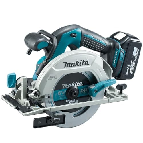Scie circulaire MAKITA 18V LXT 165 mm 2x5,0 Ah MAKPAC - DHS680RTJ  
Scie circulaire MAKITA 18V LXT 165 mm MAKPAC pour pr