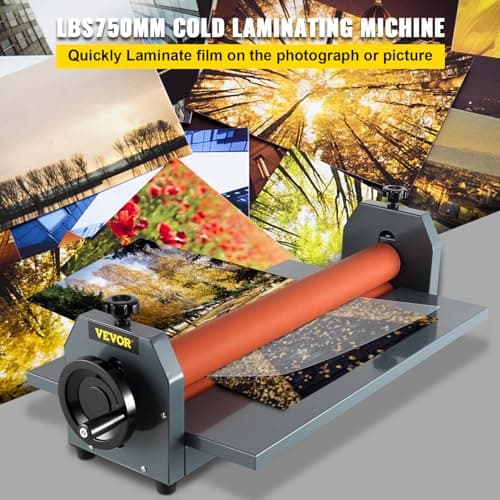 VEVOR Machine à Plastifier à Froid Manuel pour Protection des Documents et Photos