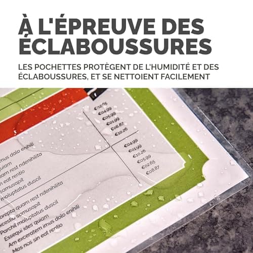 Fellowes 120 pochettes de plastification A4 brillantes, 120 pochettes - Idéales pour documents et photos - Exclusivité A