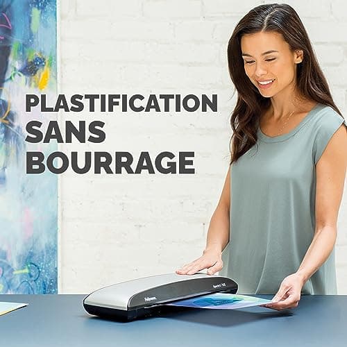 Plastifieuse Fellowes Spectra A3 125 Microns Système Anti-Bourrage Maison Télétravail