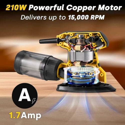 Enventor 210W Ponceuse Delta Avec 16 Papiers Abrasifs + [Propriétés] + [Public Cible] + [Scénario d'Utilisation]