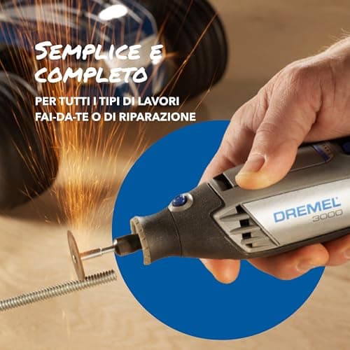 Dremel 3000 Outil multi-usage pour bricoleurs avec 25 accessoires et 1 adaptation