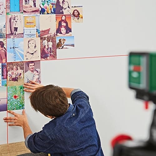 Bosch laser lignes Quigo avec pince universelle MM 2 pour travailleur professionnel en construction facilement portable