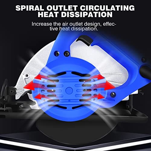 Scie circulaire 900W électrique avec guide laser pour professionnels, coupe précise jusqu'à 45 ° et profondeur maximale