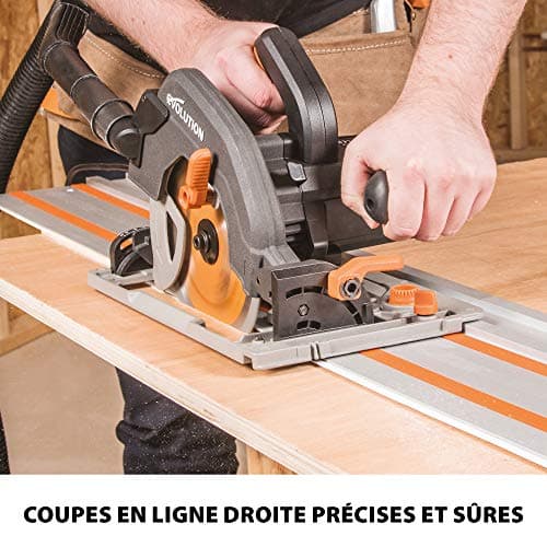 Guide De Coupe Universel Evolution Power Tools - Compatible Avec La Plupart Des Marques - Pour Une Ligne De Coupe Droite