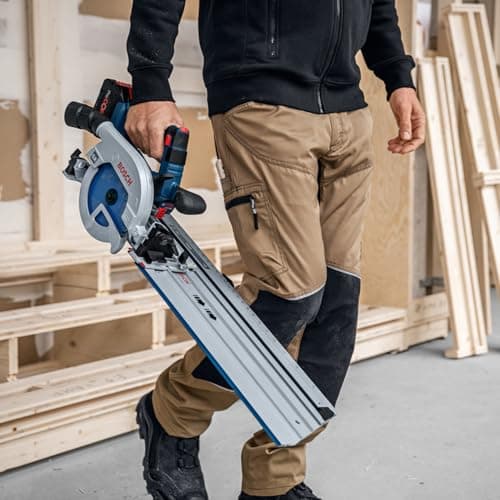 Bosch Professional 18V System Scie circulaire Sans-Fil Top Performante pour Professionnels (L-BOXX)