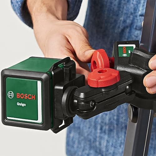 Bosch laser lignes Quigo avec pince universelle MM 2 pour travailleur professionnel en construction facilement portable