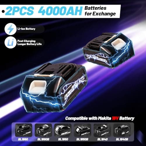 Outil multifonctions sans fil PCS 21V |0Ah pour professionnels en construction, kit 26 PCS avec poignée supplémentaire,