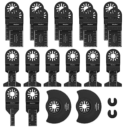 igsaw oscillante Multifonction 20 pièces Black&DeDecker Ryobi Rockwell WORX Outils pour Plastique Bois Métal Américains