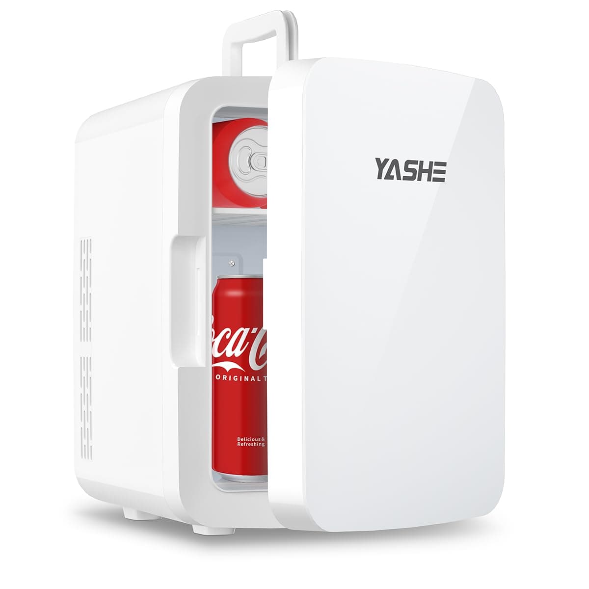 YASHE Mini réfrigerateur 10 litres/12 canettes | idéal pour chambre à coucher | 110 V CA/12 V CC | refroidisseur thermoé