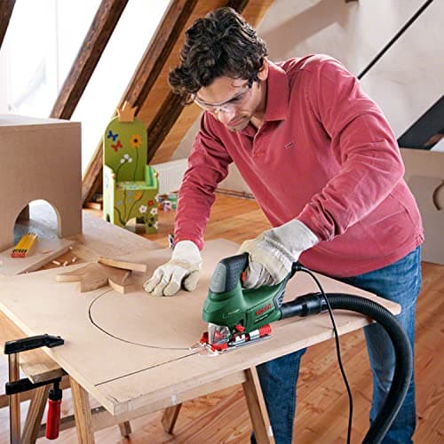 Bosch scie sauteuse PST 900 PEL en bois, professionnelle, travaux d'entretien domestique, 620W, cadence de coupe à vide