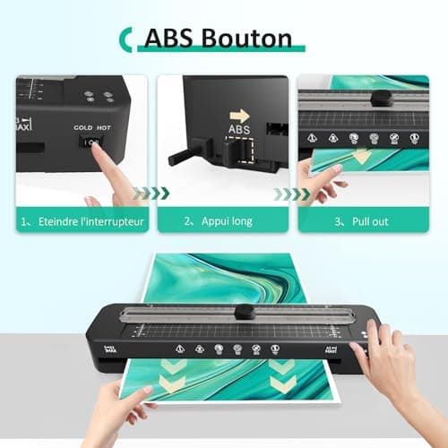 Plastifieuse A3 Plastifieuse A3 sans Bourrage Préchauffage Rapide